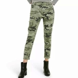 NILI LOTAN x Target Camo Print High-Rise Ankle Skinny Jeans 2 NWT